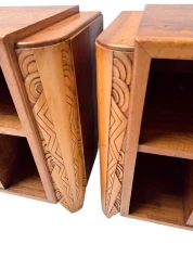 Two Art Deco Cabinets or Bed Side Tables, 1930s